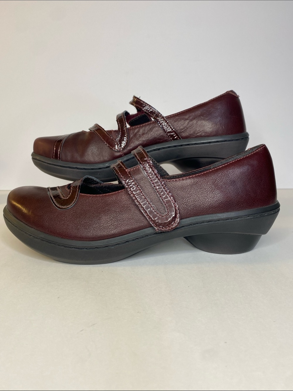 Naot Kirei Mary Jane Leather Comfort Shoes Burgundy EU 38 US 7 - Picture 13 of 14